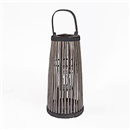 Lanterna de Canas 57cm- Cinzenta